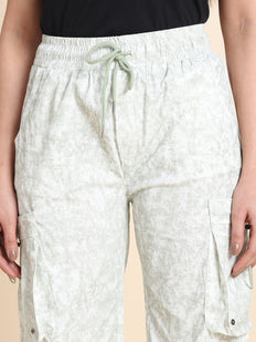Women’s Loose-Fit Parachute Cargo Pants – Track, Gym & Casual Wear