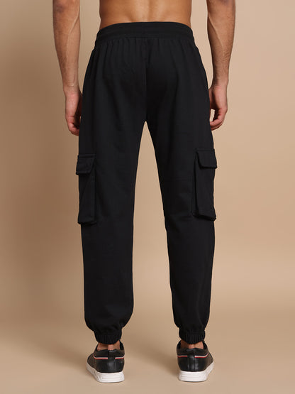 French Terry Cotton Cargo Joggers