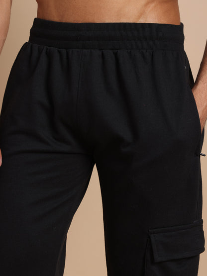 French Terry Cotton Cargo Joggers