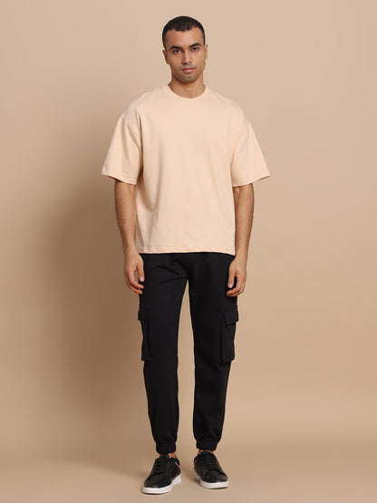 French Terry Cotton Cargo Joggers